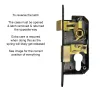 2" Narrow Euro Profile Mortice Sashlock PZ48 - 2