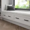 White Grey Matt Dylan 5 Piece MTM Door - Bedroom - 3