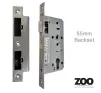 Din Euro Sashlock - 72mm c/c - backset 55mm - Stainless Steel - 1