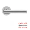 Paris Lever on Rose Door Handles - Karcher SSS - 1