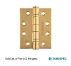 PVD Stainless Brass Ball Bearing Hinge 102 x 76mm (4x3") - 1