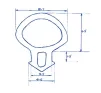 WARMSEAL Replacement Universal Door/Window Seal Bubble Gasket (x6 Meters) - 3