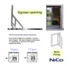 Pair of Egress Side Hung Window Hinges Stack Height: 13mm - 1