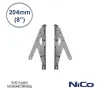 8" (204mm) Standard Top Hung Window Hinges - 1
