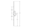 GU French Door Master Lock - 2 Roller Lock 92mm-Hole Centres Multipoint Lock - 2