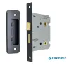 76mm (3") Residential Bathroom Lock - Matt Black - 1