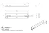 Cranked Barrel Bolt 38 x 200mm Satin Stainless Steel - 2