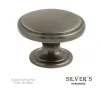 38mm Oxford Cabinet door knob - Gun Metal - 1