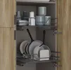 To suit 450mm Cabinet -  Soft Close Storage Basket Solid Base - 2