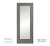 1 Panel Shaker Luxury Laminated Grey Door 44mm - Glazed Clear - 1