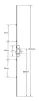 Lockmaster 4 Roller Multipoint Lock 92mm-Hole Centres - Serrated Edges *SHORT* - 2