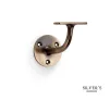 82mm Heavyweight Handrail Bracket - Antique Brass - 1