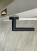 Studio One Lever on Rose Door Handles - Karcher Cosmos Black - 3