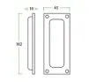 Fulton & Bray Flush-Pull Handle 102mm x 45mm - CP - 3