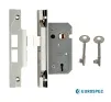 2&frac12;" EuroSpec Rebated 2 Lever Sashlock 63mm - Nickel Plated - 1