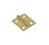 25mm x 18mm Solid Drawn Brass Butt Hinge, Self Colour - 2