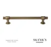 Knurled Cabinet Handle 160mm - Bronze - 1