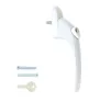 15mm Inline Espag Window handle White - 1