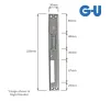 GU/FERCO Receiver to suit UPVC Door (Latch & Deadbolt) - 2