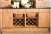 500mm Wicker Basket Inc Beech Runners & Handle - 2
