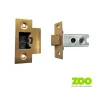 64mm Heavy Duty Tubular Mortice Latch (2 &frac12;") Satin Brass - 1