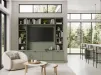 Harlem / Legno Reed Green 5 Piece Stock Door - 3