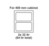 400mm Pull Out Waste Bins, Utensio Pro Maxi. 2 Bins - 3