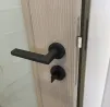 Montana Lever on Rose Door Handles - Karcher Cosmos Black - 2