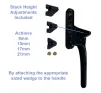 Cockspur Handle - Left Handed - Black - 1 Size Fits All - 3