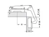 Salice Concealed hinge, Duomatic 70&deg;, full overlay mounting, for corner unit applications - 3