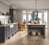 Bastille 5 Piece Legno Dust Grey Beaded Kitchen Door - 2