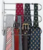 Tie and belt rack, swivels by 90&deg; - 2