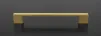 Sleek Bar Handle Satin Brass Finish 160mm C/C - 3