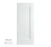 1 Panel White Primed Stepped Shaker Style Door Lined - 1