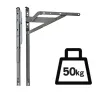 Pair of Atlas Heavy Duty Egress Hinges - 400mm 50KG - 1