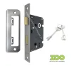65mm (2 &frac12;") Contract Satin Stainless Steel Sashlock - 1