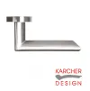 Paris Lever on Rose Door Handles - Karcher SSS - 2