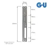 GU/FERCO Receiver to suit UPVC Door (Latch & Deadbolt) - 1
