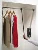 770-1200mm - Adjustable Wardrobe Rail - 10kg Max - 2