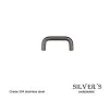 Mandalay D-Bar Cupboard Handle Stainless Steel - 64mm C/C - 1