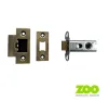 64mm Heavy Duty Tubular Mortice Latch (2 &frac12;") Antique Brass - 1