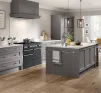 Bastille 5 Piece Legno Dust Grey Beaded Kitchen Door - 5