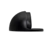 Oval - Floor Mounted Door Matt Black - 1