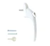 30mm Inline Espag Window handle White - 1