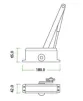 Vier Power Size 3 Overhead Door Closer - 2