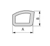 Placard Glazing Strip For Glass 1m - 3