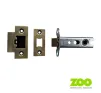 76mm Heavy Duty Tubular Mortice Latch (3") Antique Brass - 1