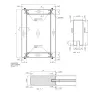 Balmoral / Dove Grey Ash 5 Piece Stock Door - 3