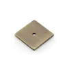 38 x 38mm Quantock Square Backplate - Antique Brass - 1