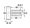 Munster Joinery style Drill In Pin Hinge - 2